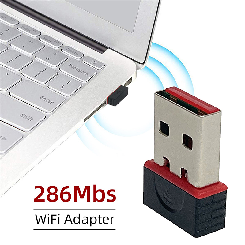 Gigabit Network Card - 2.4Ghz ワイヤレス ミニ USB WiFi アダプター