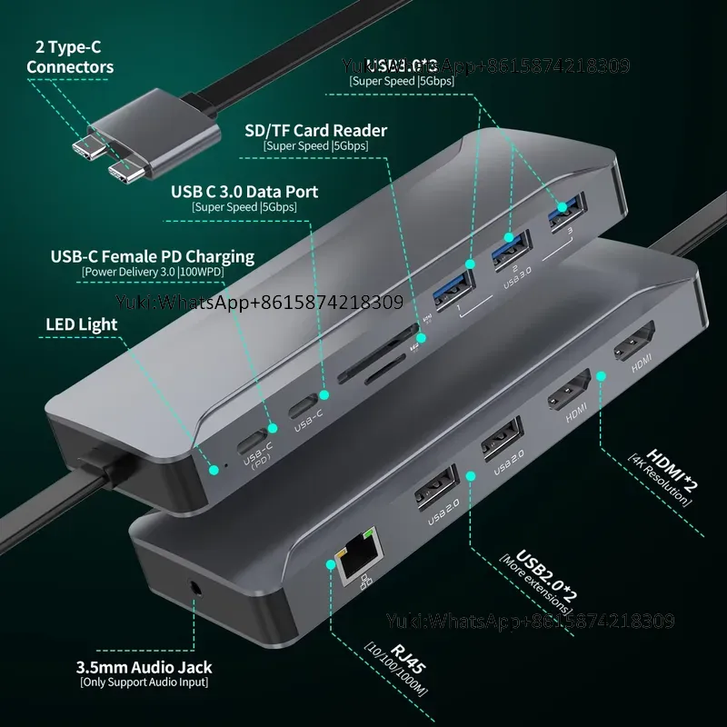 Docking Station Usb C - ホットセール中 デュアルディスプレイ対応 Type-C to 4K30HZ HDMI