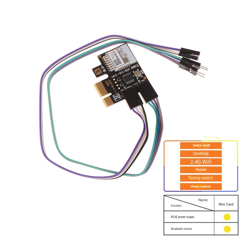 Gigabit Network Card - 1Pc A3 Tuya Wifi PC 電源スイッチデスクトップコンピュータリモートブートスタートアップカード在宅勤務