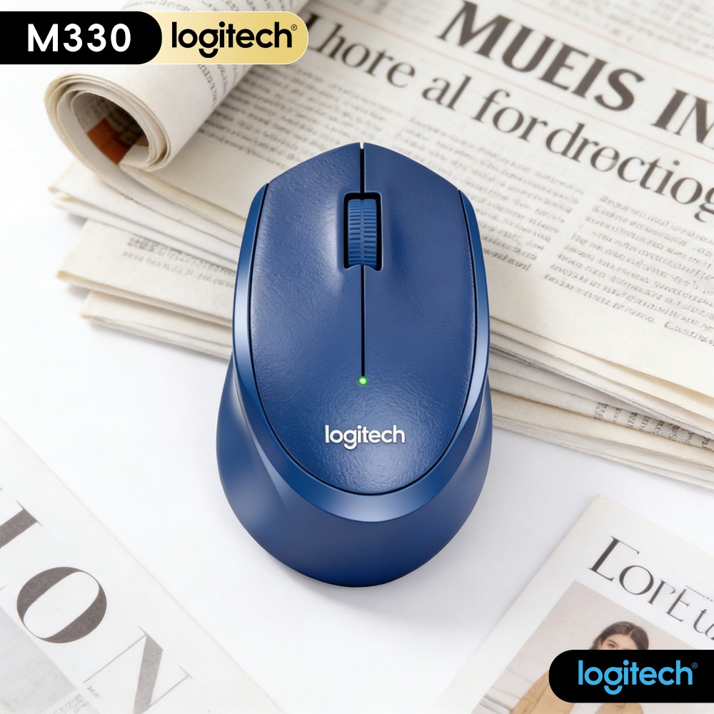 Tech Office Environment - ロジクール M330 サイレントワイヤレスマウス タッチテクノロジー搭載 クリック音を軽減 ライブラリ、共有オフィス、家庭学習環境に最適