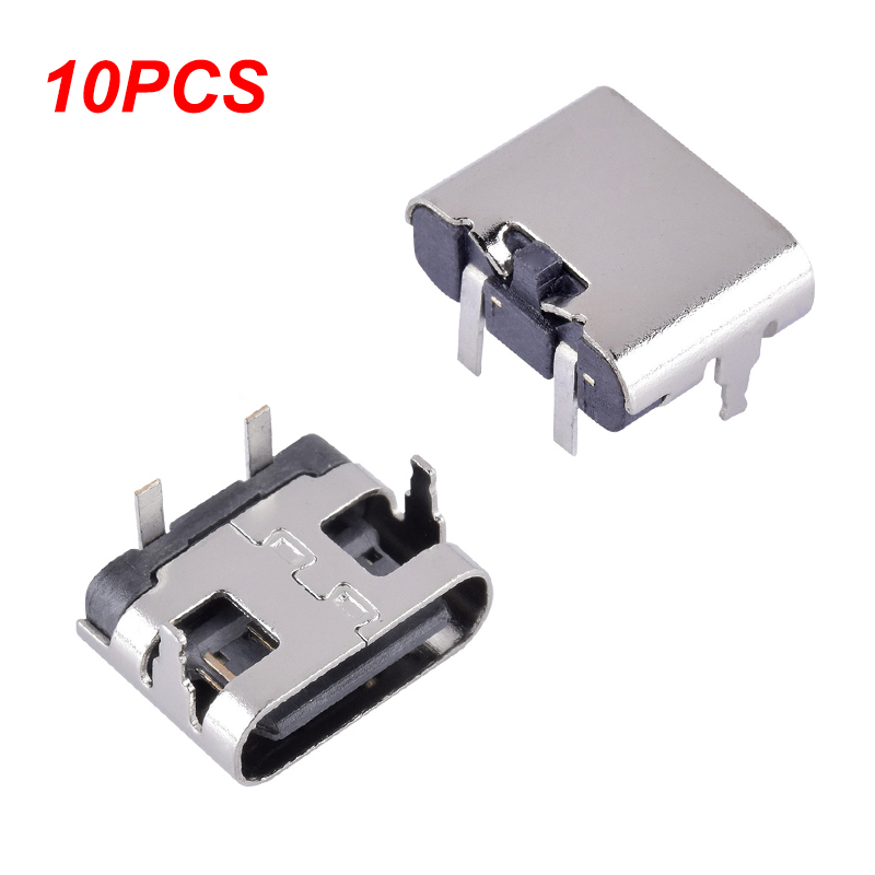 Docking Station Usb C - 10個入り 2ピン USB 3.1 Type-C メスコネクタソケット、マイクロType