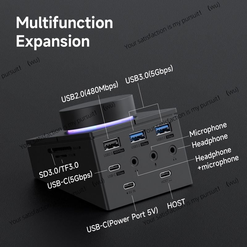 USB C ハブ ショートカットボタン付き Type-C ド - Docking Station Usb C のレビューと価格