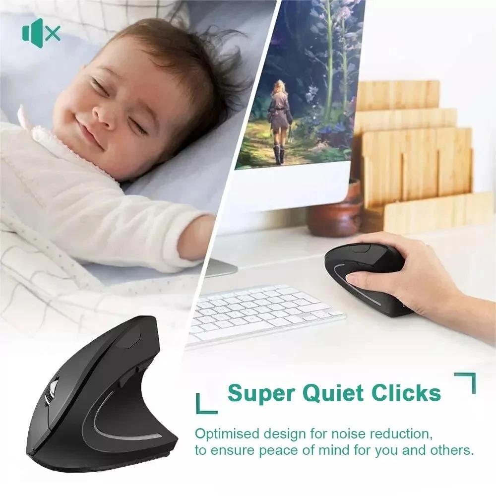 垂直マウス人間工学に基づいたマウス USB 2.4GHz ワ - Ergonomic Mouse Vertical のレビューと価格