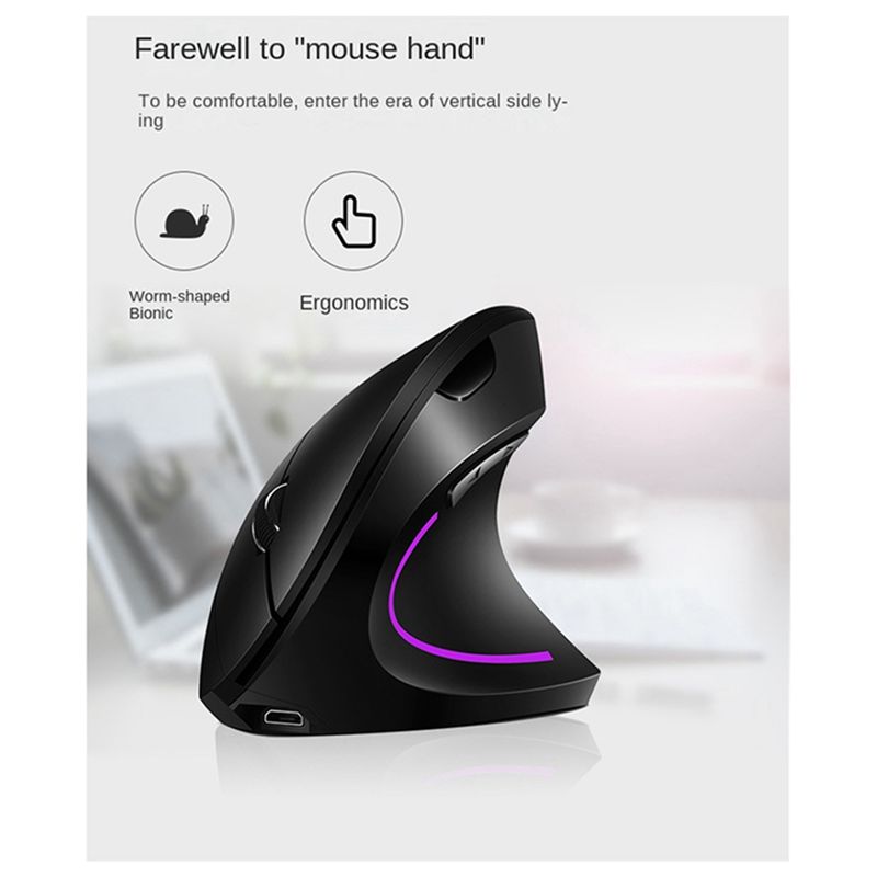 doyou ワイヤレス 2.4G 垂直垂直マウス ミュート  - Ergonomic Mouse Vertical のレビューと価格