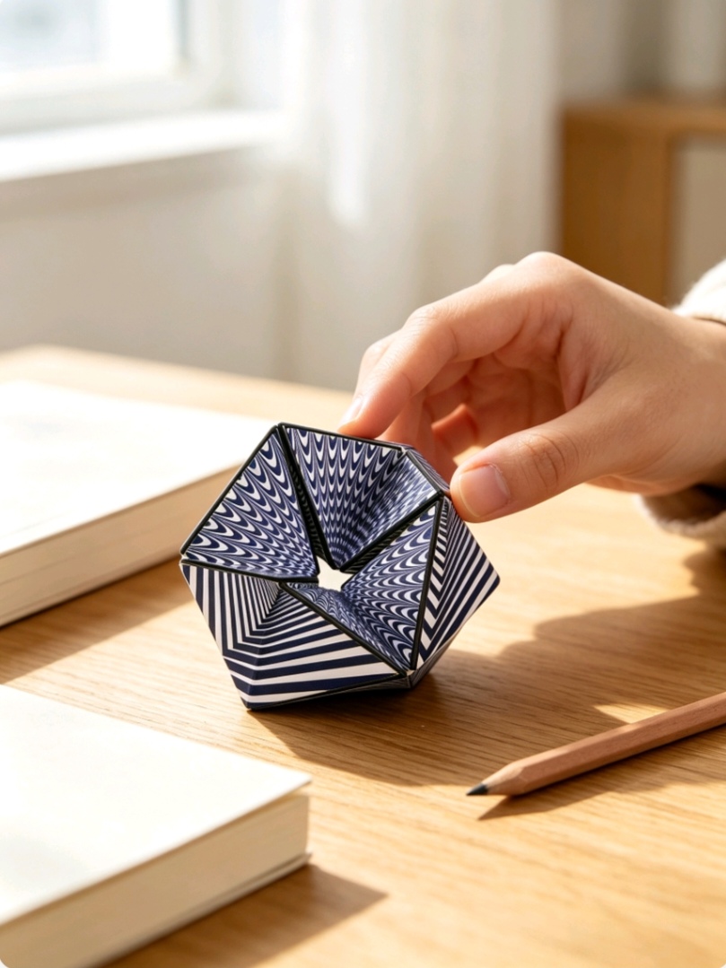 無限フリップ3D幾何学ストレス解消キューブ 磁気折りたたみ視 - Office Hi Tech のレビューと価格