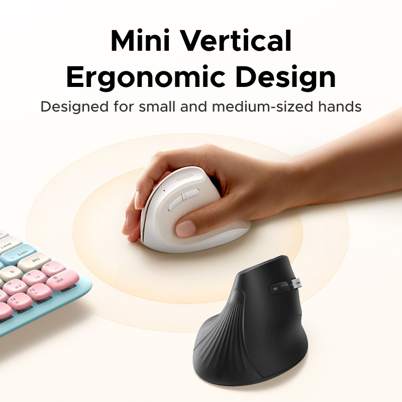 UGREEN 垂直型ワイヤレスマウス 小型 Bluetoot - Ergonomic Mouse Vertical のレビューと価格