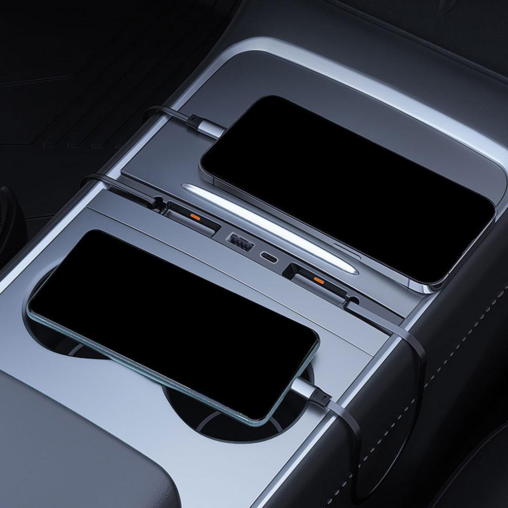 テスラ モデル3/Y/YL用 車載センターコンソール ドッキ - Docking Station Usb C のレビューと価格