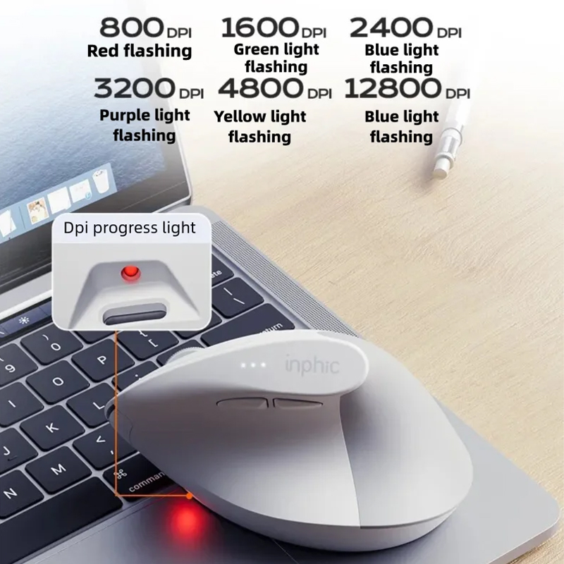 Inphic X9 PRO 垂直型ワイヤレスマウス Type - Ergonomic Mouse Vertical のレビューと価格