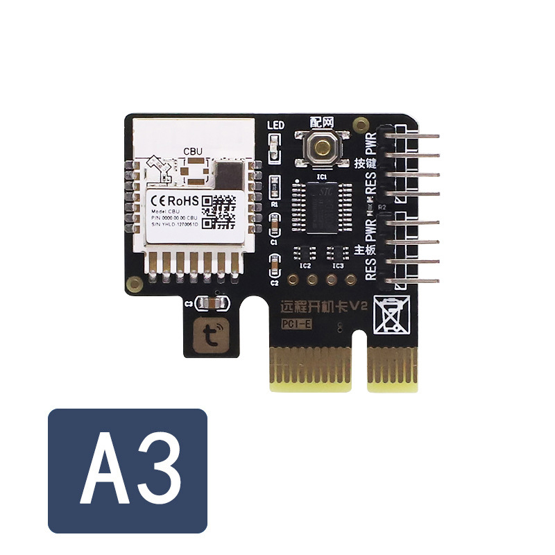 1Pc A3 Tuya Wifi PC 電源スイッチデスクト - Gigabit Network Card のレビューと価格