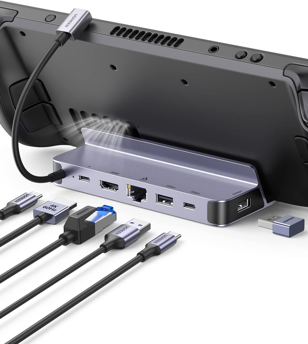 UGREEN Steam Deck ドック 6-in-1 U - Docking Station Usb C のレビューと価格