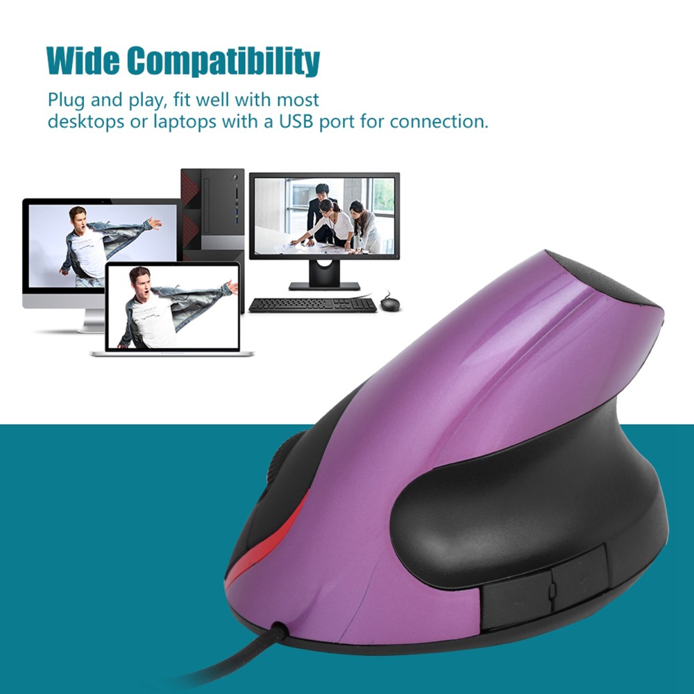コンフォートグリップ 1200DPI 垂直マウス 5 ボタン - Ergonomic Mouse Vertical のレビューと価格