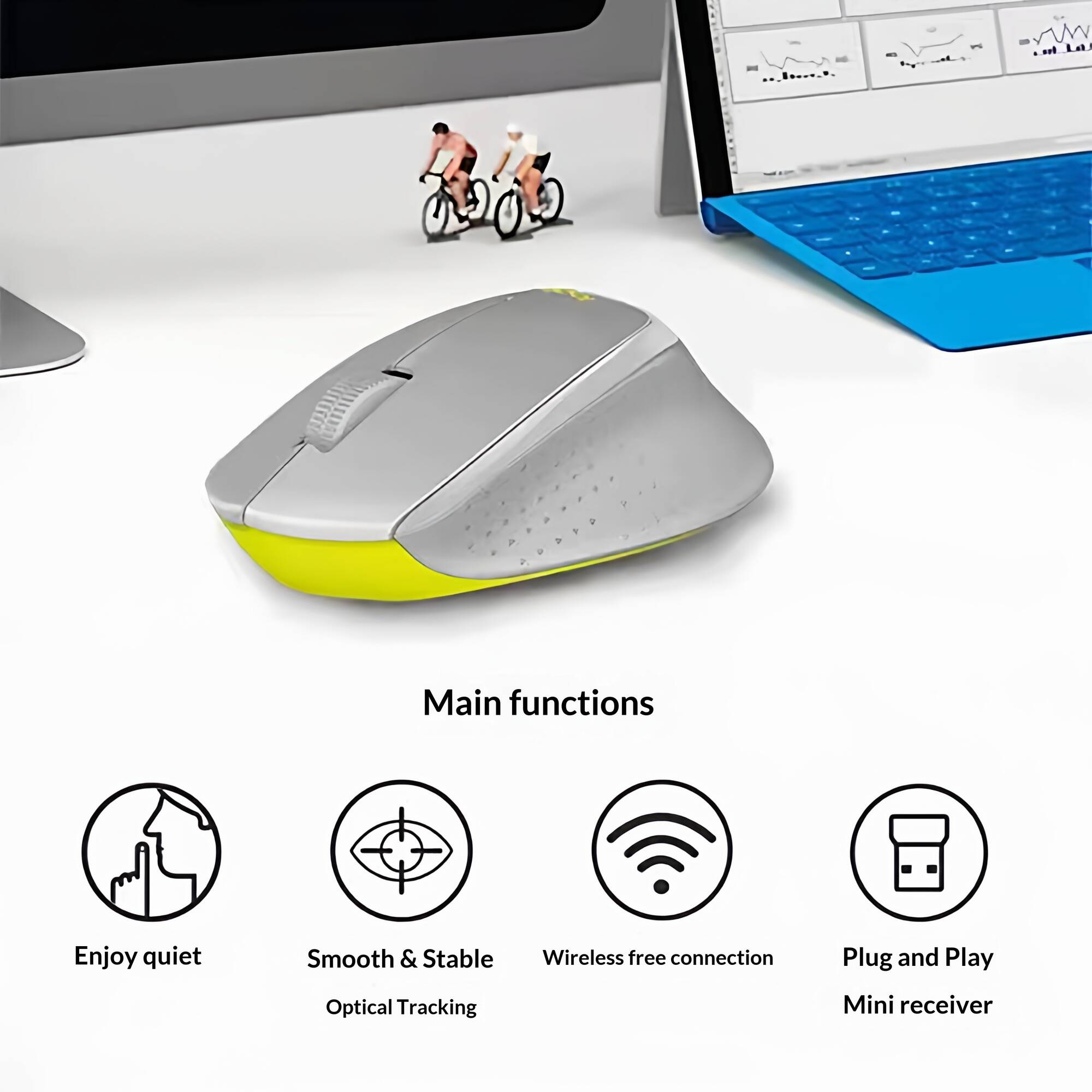 ロジクール M330 サイレントワイヤレスマウス タッチテク - Tech Office Environment のレビューと価格