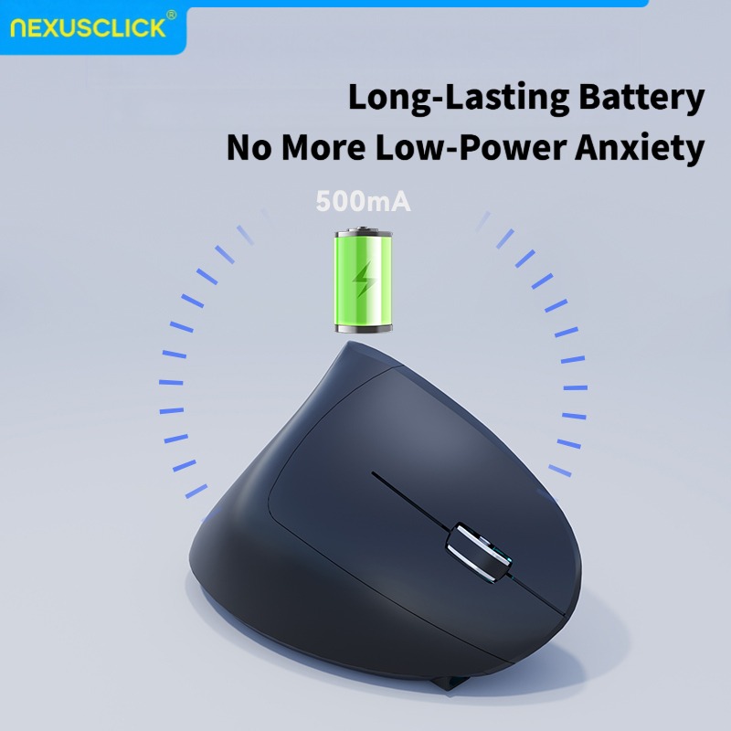 NexusClick 垂直人間工学に基づいたワイヤレスマウス - Ergonomic Mouse Vertical のレビューと価格