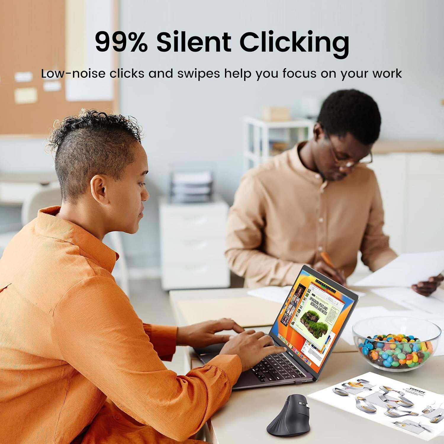 UGREEN MU008 垂直ワイヤレス Bluetooth - Ergonomic Mouse Vertical のレビューと価格