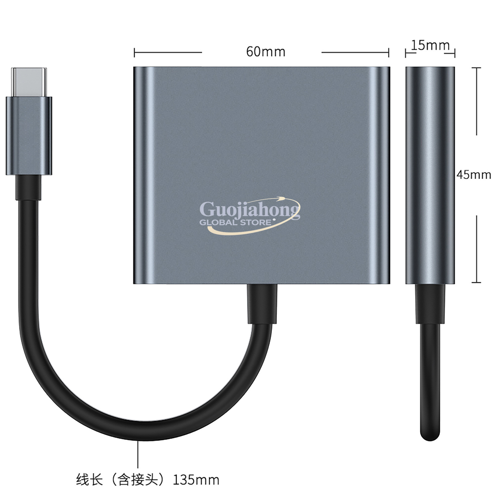 クロスボーダーUSB-C to HD 3in1 MIドッキン - Docking Station Usb C のレビューと価格