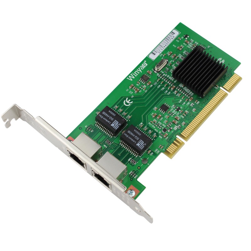 WY546T2 PCI デュアルポート ギガビット ネットワ - Gigabit Network Card のレビューと価格